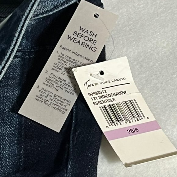 TWO BY VINCE CAMUTO Skinny Jeans Size 28/6 NWT - Picture 10 of 14
